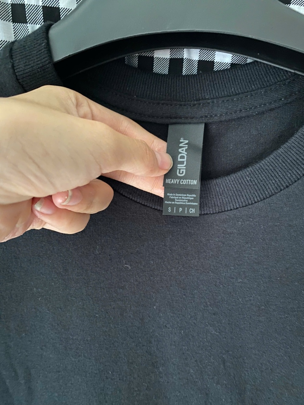 Black Graphic T‑Shirt with Pegasus Print - Picture 3 of 4